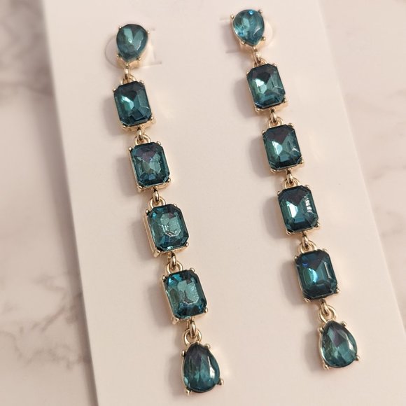 J.Crew Factory Crystal Drop Earrings - Picture 3 of 5